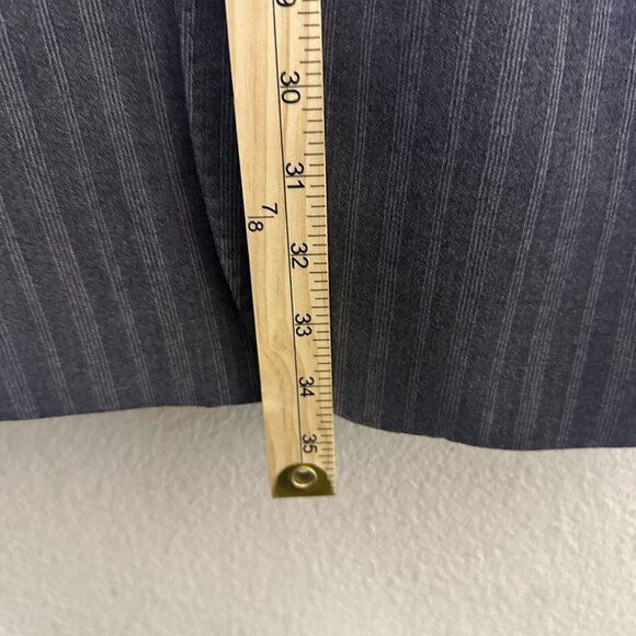 Apollo King Grey Blazer Coat Jacket Vest 2 Piece Suit Men Formal 42L Pinstripe - Picture 10 of 16